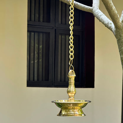 Aarohanam Brass Hanging Lamp