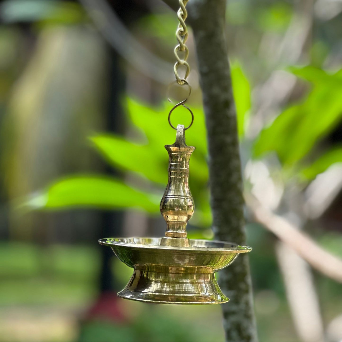 Aarohanam Brass Hanging Lamp